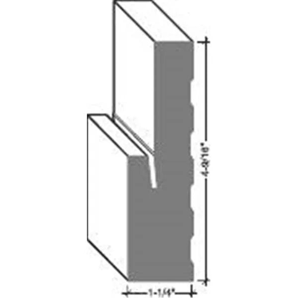 Woodgrain Distribution 4-9/16" X 6'8" Pfj Door Jam Exterior Left