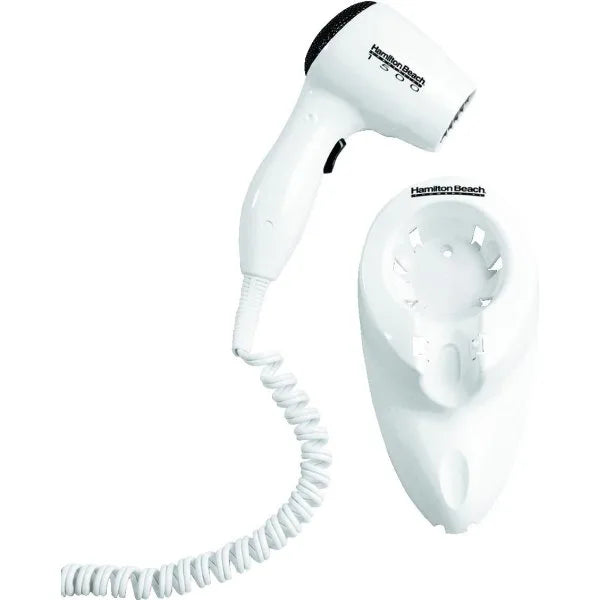 Hamilton Beach 1500 Wall Mount Hair Dryer (White)