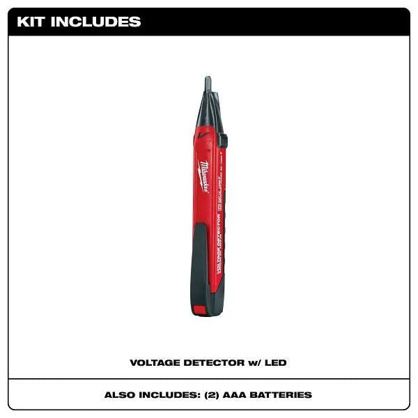 Milwaukee Non-Contact Voltage Tester With Led Light