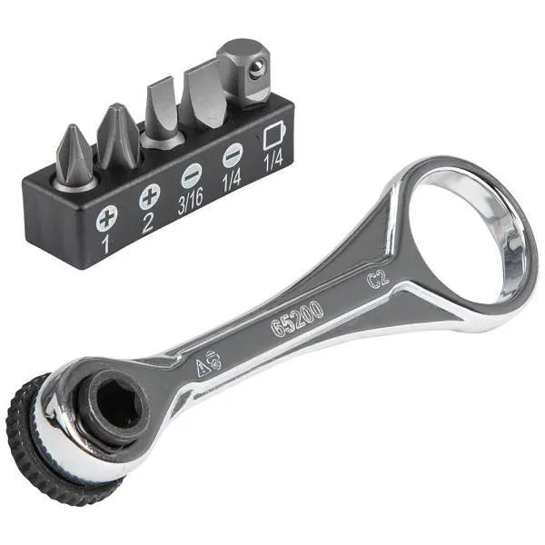 Klein Tools Slim-Profile Mini Ratchet Set, 5-Piece