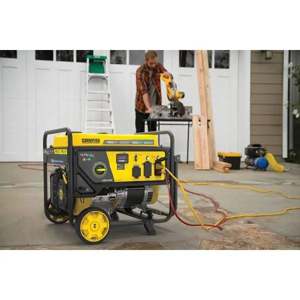 Champion Power Equipment 6250 W Dual Fuel Portable Generator With CO Shield