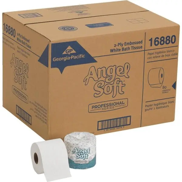 Angel Soft® Professional Series 2-Ply Toilet Paper (80 Rolls-Case)
