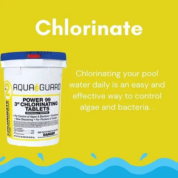 1 In. Bromine Tablets, 50 Lb. Bucket