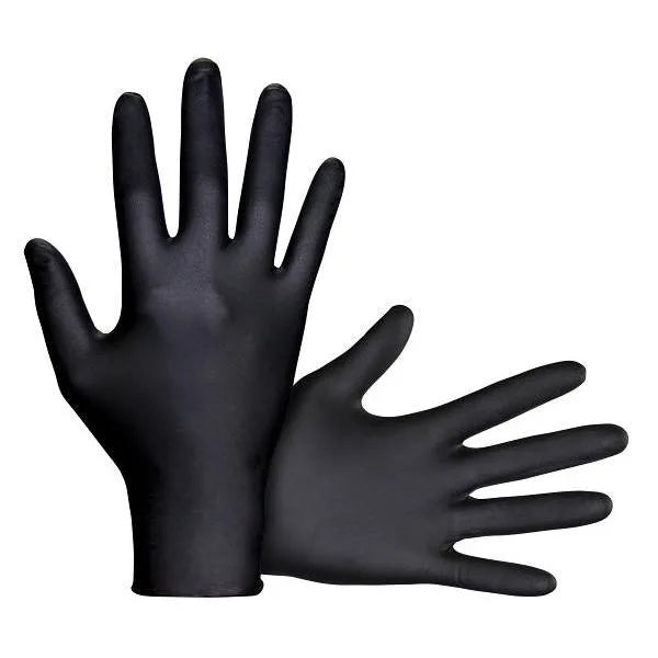 Sas Safety® Raven Disposable Nitrile Exam Gloves, Large, Package Of 100