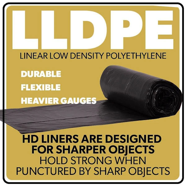 Maintenance Warehouse Can Liner 13 Gal. 0.9 Mil Low-Density, White, 24" X 27" Pack Of 200