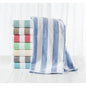 Fibertone Stripe Pool Towel, 30x60, 13 Lbs/Dozen, Seafoam, Case Of 48