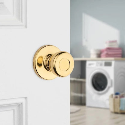 Kwikset Tylo Polished Brass Hall/Closet Passage Door Knob