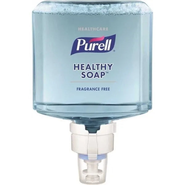 Purell® Healthcare Healthy Soap Gentle And Free Foam, Fragrance Free, 1200 Ml Refill For Es8 Touch-Free Dispenser Case Of 2