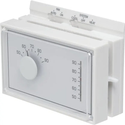 White-Rodgers® 24 Volt Snap Action Heat/Cool Thermostat, 4-1/2w X 3-1/4"H