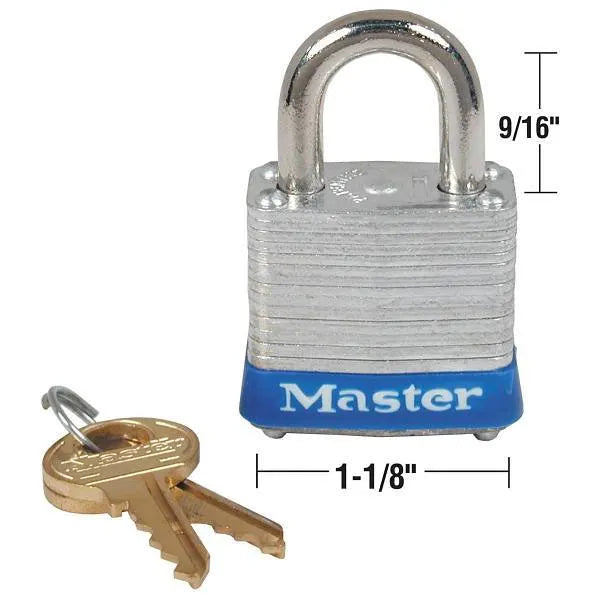 Master Lock #7 Laminated Steel Padlock, Keyed Alike With Keyway P150