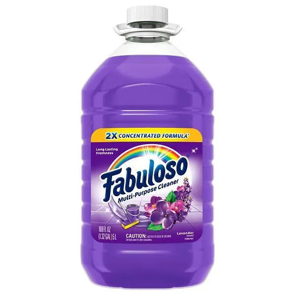 Fabuloso Multi-Use Cleaner, Lavender Scent, 169 Oz Bottle, Case Of 3