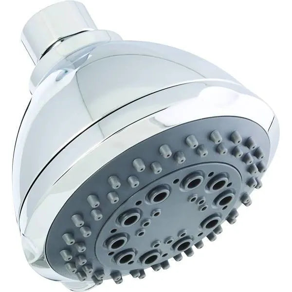 Seasons 3.5 In. Round 5-Function 1.8 GPM Fixed Showerhead, Chrome
