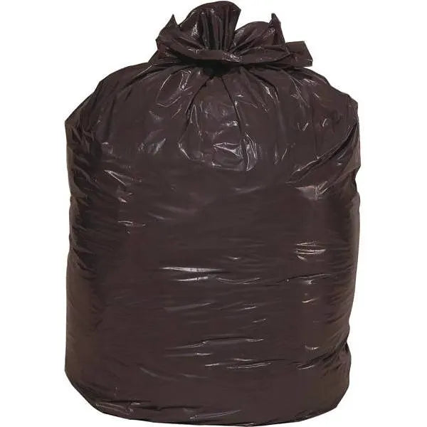 Renown Low/High-Density Trash Bags, 55 Gal, 42" X 55", 2 Mil, Black, Case Of 100