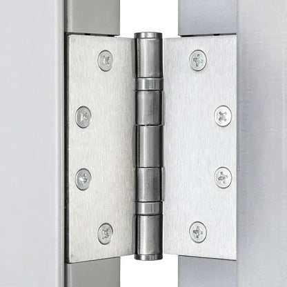Armor Door 36 In. X 80 In. Right-Hand Outswing Steel Commercial Door W/ Frame And Hardware (Gray)