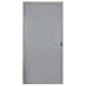 Armor Door 36 In. X 80 In. Right-Hand Outswing Steel Commercial Door W/ Frame And Hardware (Gray)