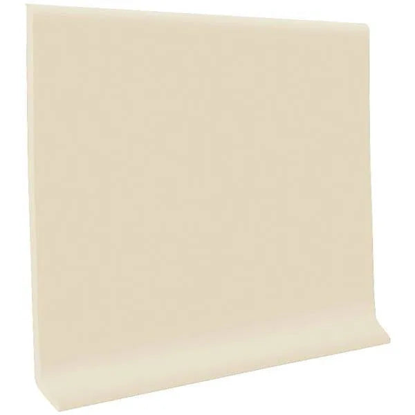 Roppe 4 In. X .080 In. X 48 In. Vinyl Wall Cove Base (Light Almond White) (30-Pack)
