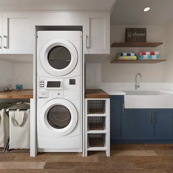 Whirlpool ENERGY STAR Commercial Laundry Center, 3.1 cu. ft. Washer And 6.7 cu. ft. Electric Dryer, Non-Coin