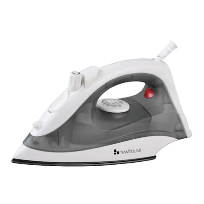 Steam Iron, Auto Off, Non-Stick, Self Cleaning, 1200 Watt, White
