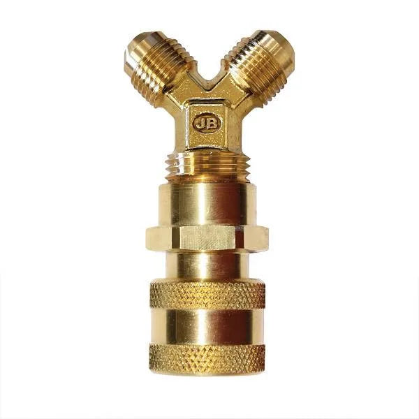 JB Industries Y-Force Dual High Speed Coupler Connector 1/2" 1/2" X 3/8" X 3/8"