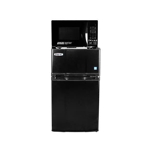 Microfridge 3.1 Cf Top Freezer Refrigerator 700 W Microwave Combo In Black