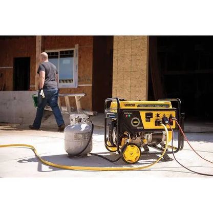 Champion Power Equipment 6250 W Dual Fuel Portable Generator With CO Shield