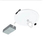 Halco 6" LED Push Lens Slim Downlight, Baffle Trim, Select Cct, 13 Watt