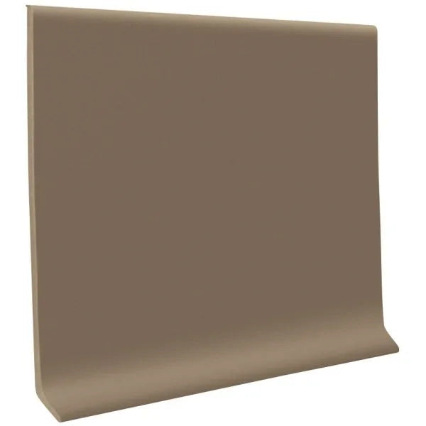 Roppe 700 Series Cove Base 4x4' Fawn, Carton Of 30