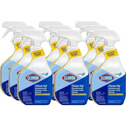Clorox Bleach Clean-Up Disinfectant Cleaner, Cloroxpro, 32 Oz, Case Of 9
