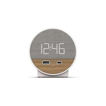 Nonstop™ Station O Hotel Alarm Clock In Walnut Weave