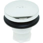 Tip-Toe Tub Drain Stopper 3/8" Threaded Pin Chrome Plated