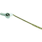 Toilet Tank Lever, Brass-Plated Arm, Chrome Handle, Plastic Nut, Package Of 2