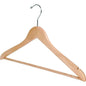 18 X 1/2" Standard Hook Male Hanger, Natural Wood, Package Of 100