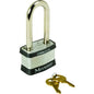 Master Lock 2 In Long Shackle Keyed Different Padlock
