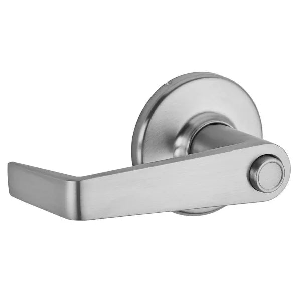 Kwikset Kingston Satin Chrome Keyed Entry Storeroom Door Lever With Smartkey Security