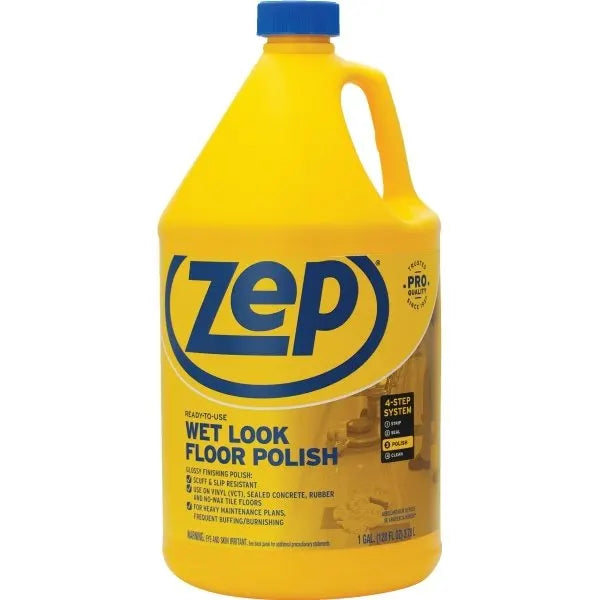 Zep Wet Look Gloss Floor Polish - 1 Gallon